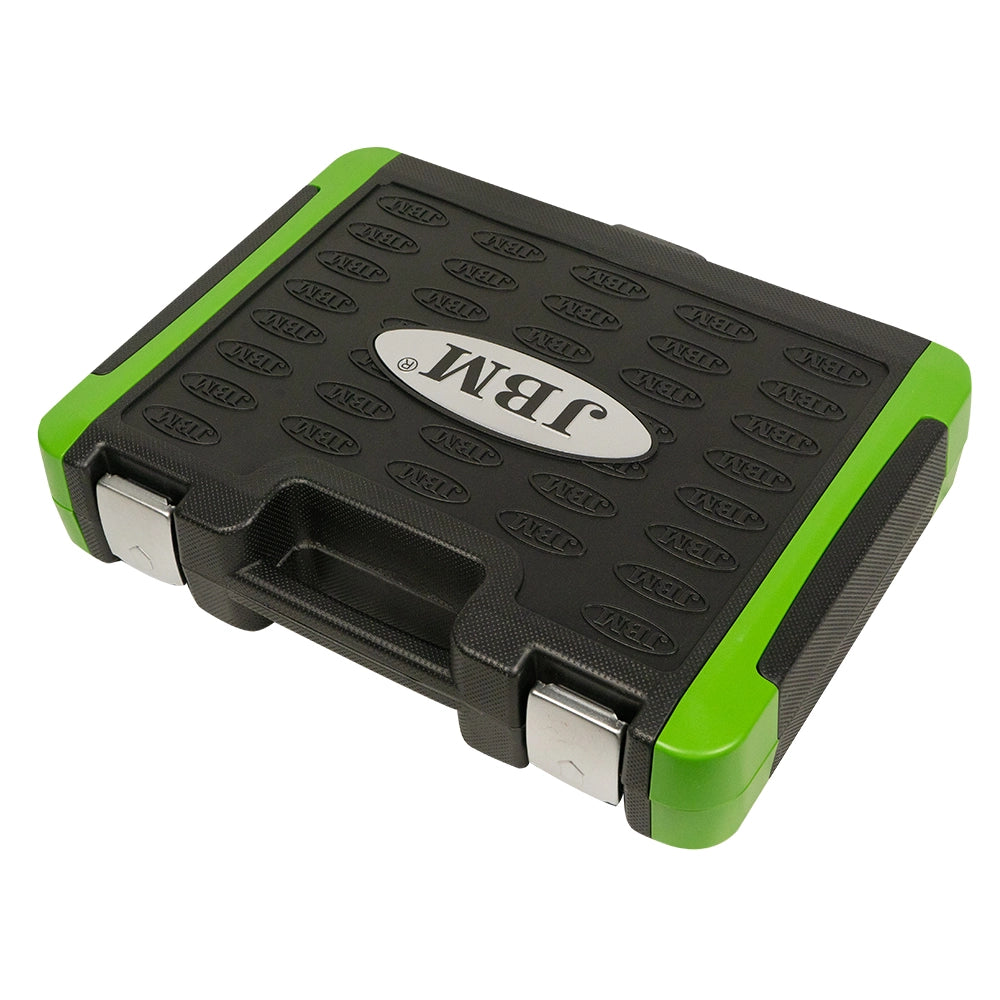 Valigetta portautensili con 61 pezzi bussole spline di 1/4" e 1/2"