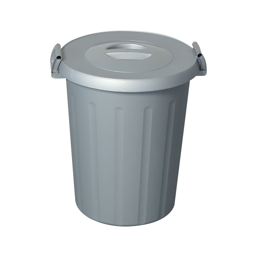 25 liter gray bin with lid and handles Mayermoover