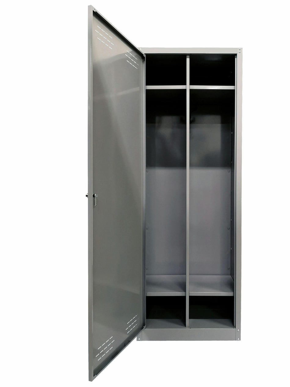 1-türiger Schließfachschrank aus Metall