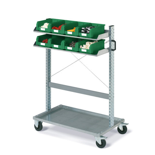 FOX trolley with COMPAT containers size. 3A2 grey