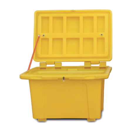 Cassa con coperchio con piedi - capacità 300 Lt