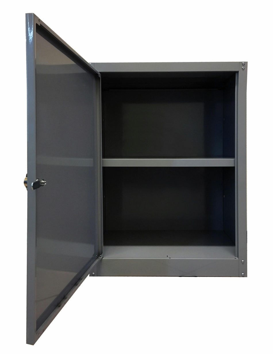 1-türiger Monoblock-Kleiderschrank mit Regal