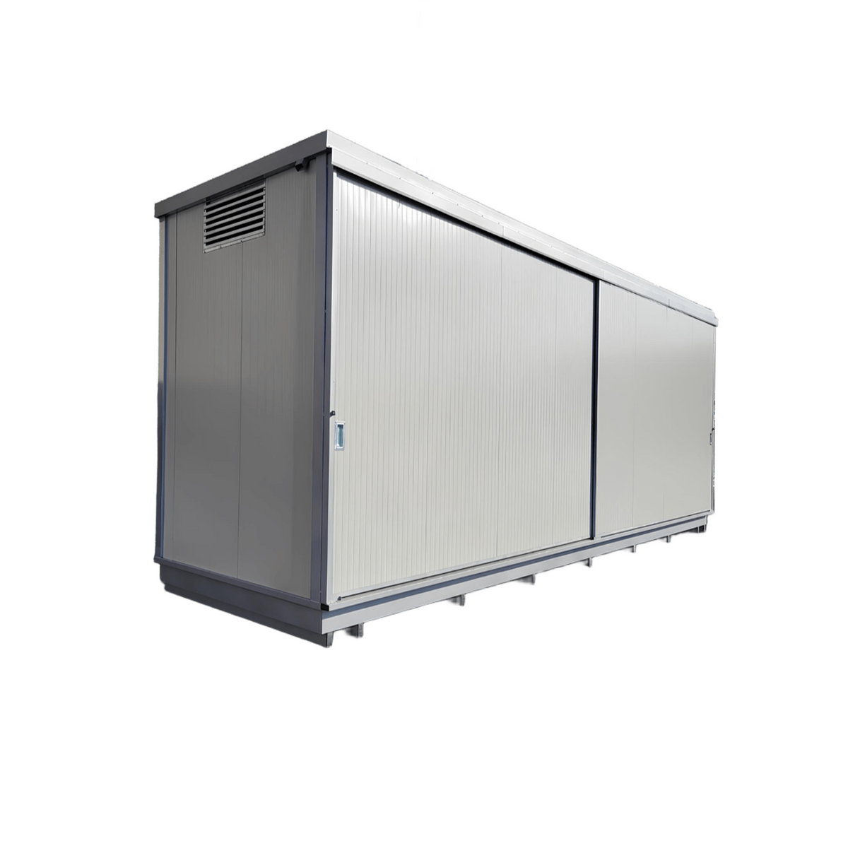 Containers con pannelli coibentati per stoccaggio di cisternette IBC