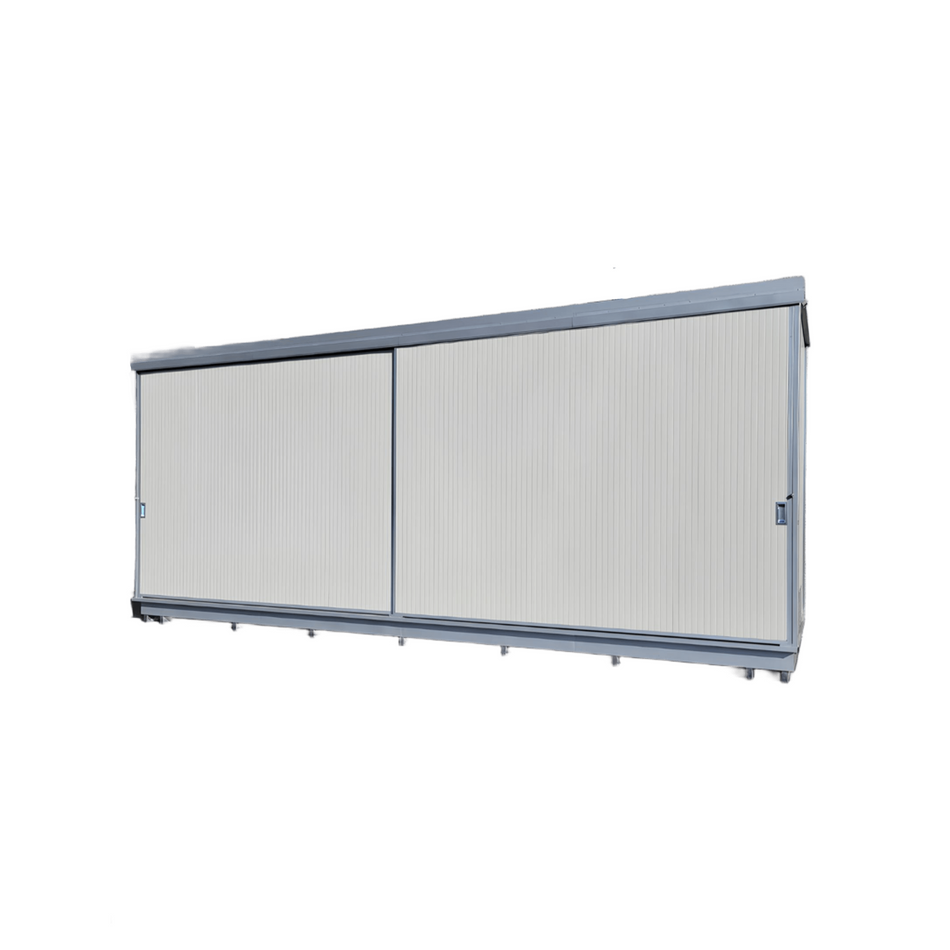 Containers con pannelli coibentati per stoccaggio di cisternette IBC