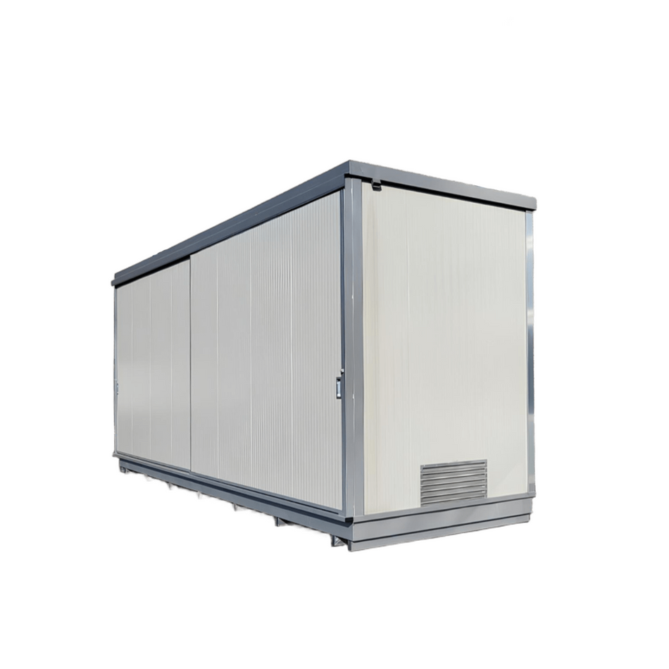 Containers con pannelli coibentati per stoccaggio di cisternette IBC
