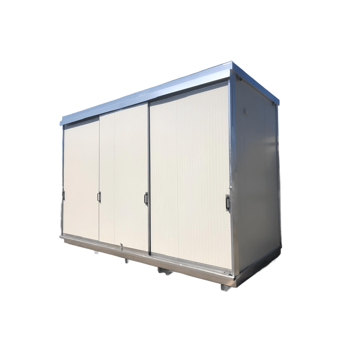 Containers con pannelli coibentati per stoccaggio di cisternette IBC