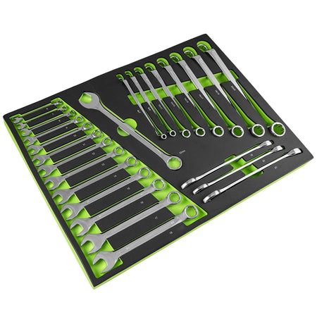 Vassoio eva con chiavi combinate e curve