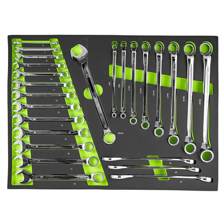 Vassoio eva con chiavi combinate e curve