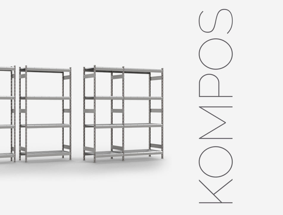 Schwerlastregal mit Fachböden KOMPOS