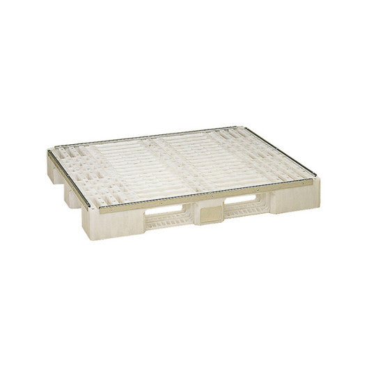 Kunststoffpalette mit verzinkten Profilen – 1200 x 1000 mm