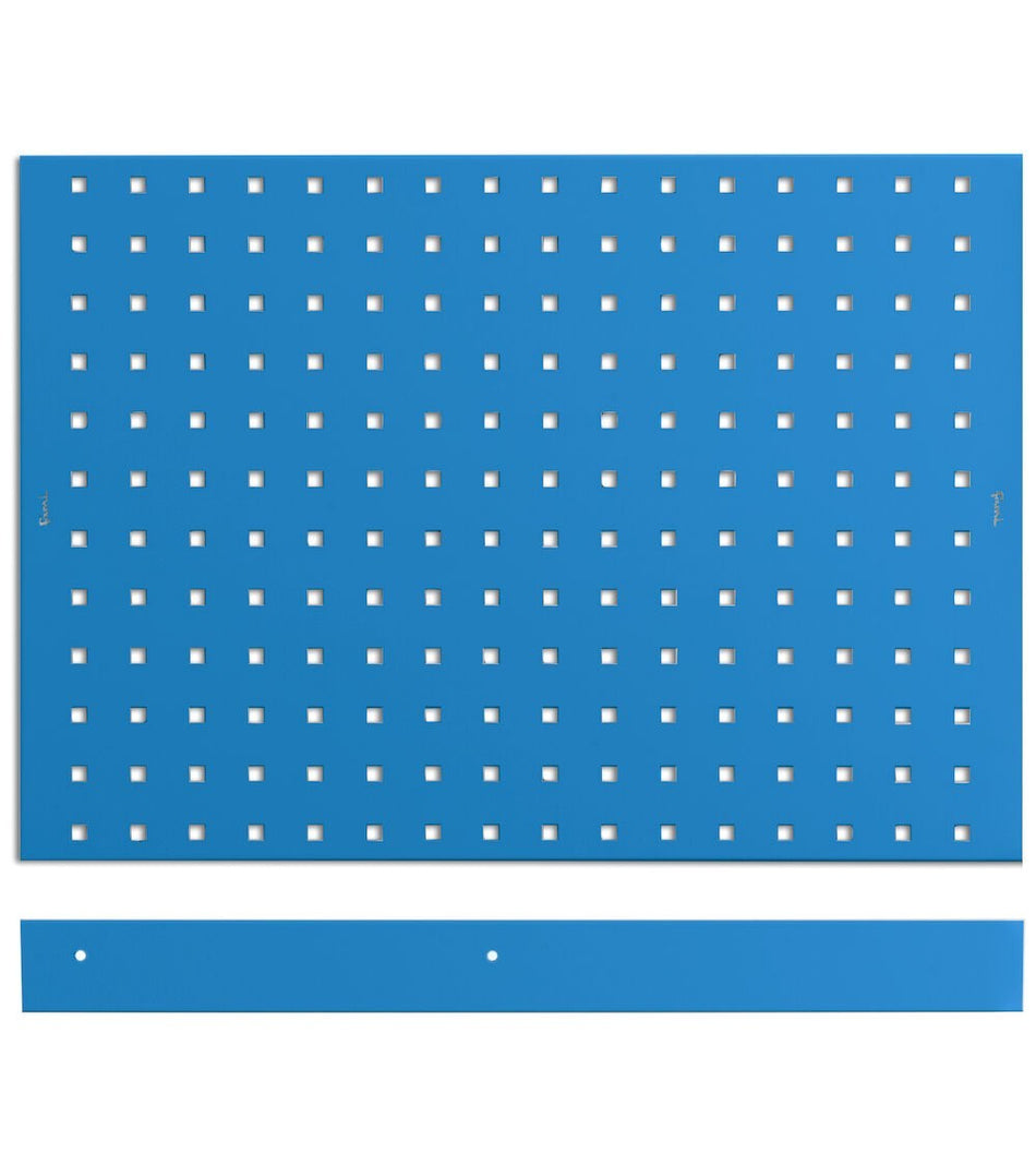 Pegboard/shelf with 1 speaker holder edge