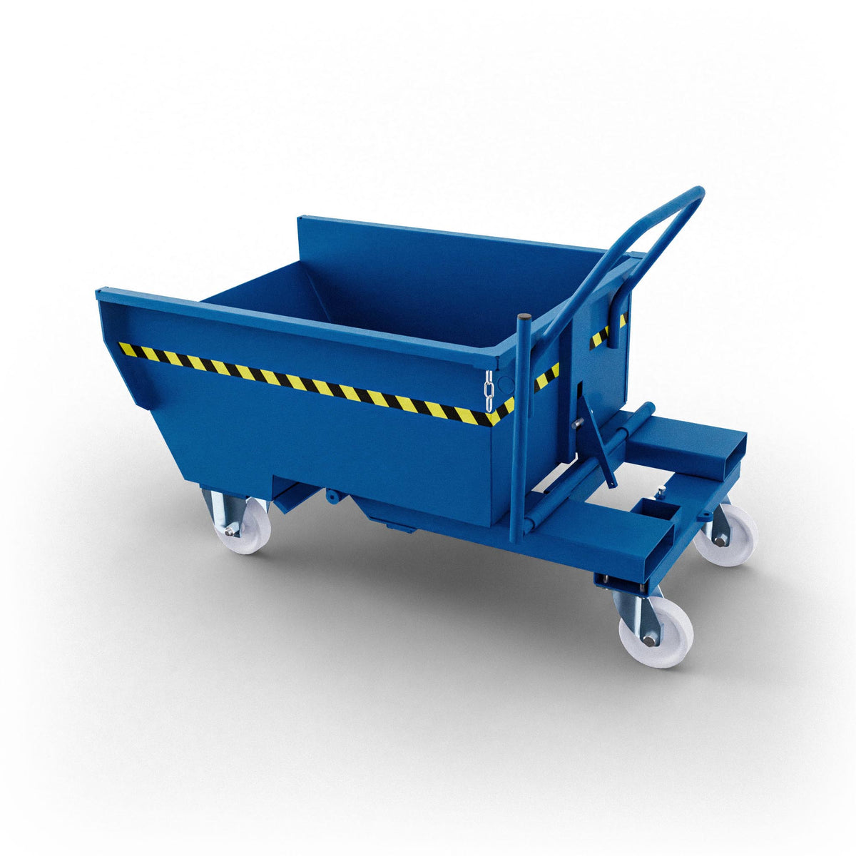 SBR300 benna ribaltabile con ruote con capacità 300 lt