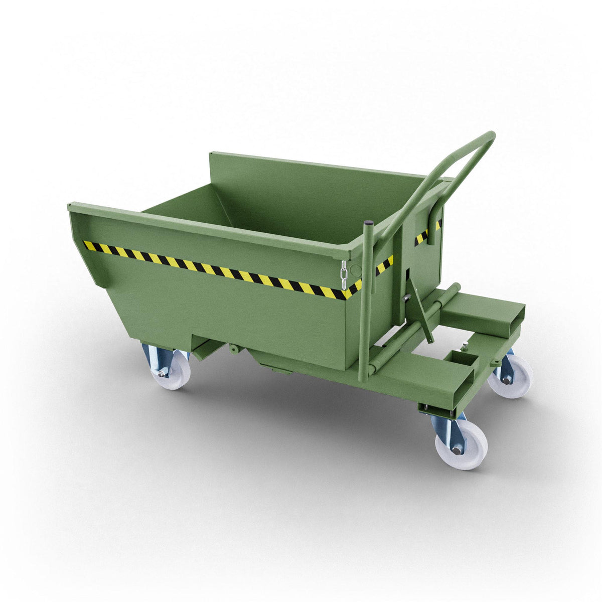 SBR300 benna ribaltabile con ruote con capacità 300 lt