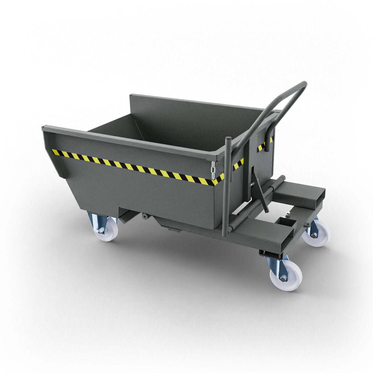SBR300 benna ribaltabile con ruote con capacità 300 lt