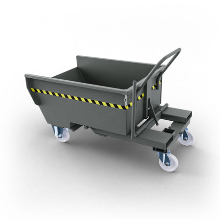 SBR300 benna ribaltabile con ruote con capacità 300 lt