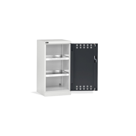 PERFOM110, Armadio con ante a battente fessurate, L512 x P555 x H1000 mm