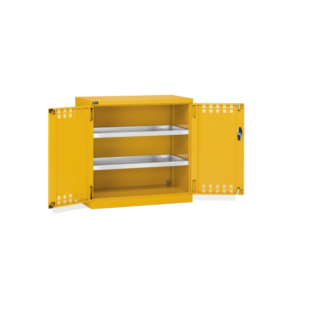 PERFOM120, Armadio con ante a battente fessurate, L1023 x P555 x H1000 mm