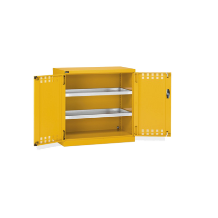 PERFOM120, Armadio con ante a battente fessurate, L1023 x P555 x H1000 mm