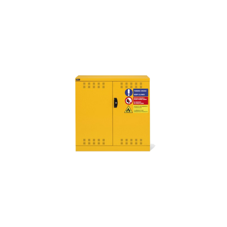 PERFOM120, Armadio con ante a battente fessurate, L1023 x P555 x H1000 mm