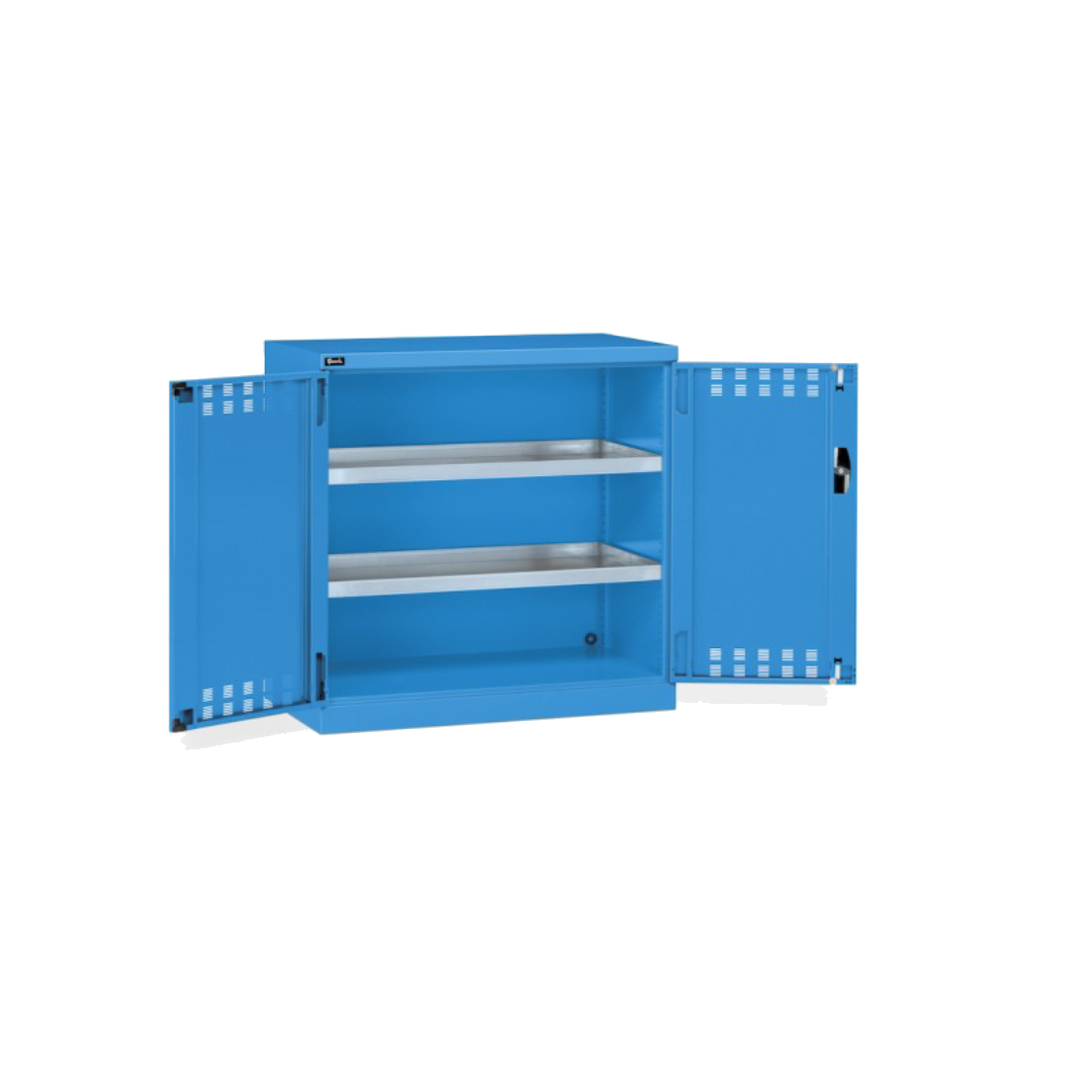 PERFOM120, Armadio con ante a battente fessurate, L1023 x P555 x H1000 mm