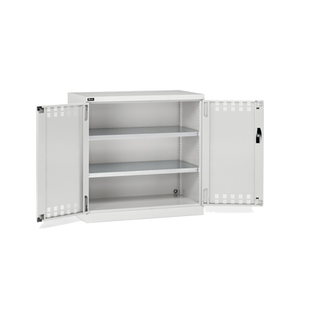 PERFOM120, Armadio con ante a battente fessurate, L1023 × P555 × H1000 mm