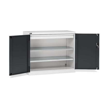 PERFOM150, Armadio con ante a battente, L1193 x P555 x H1000 mm