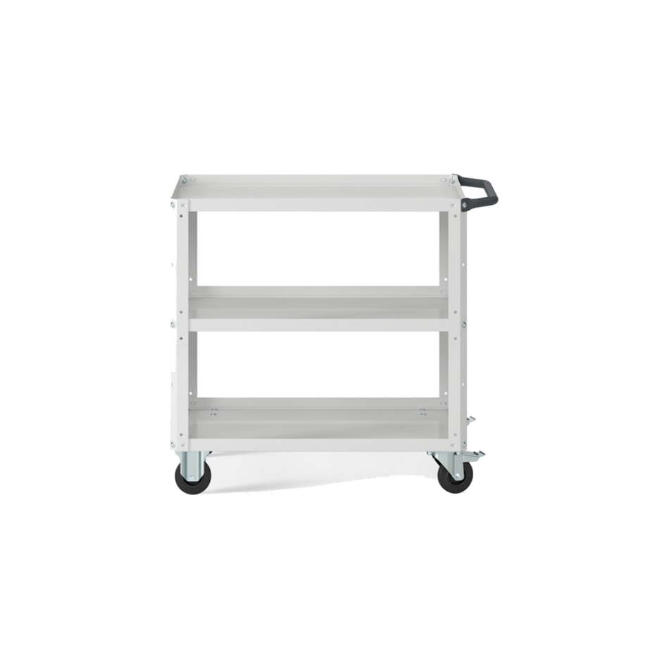 CLEVER09, Carrello a ripiani con ruote e piano aggiuntivo