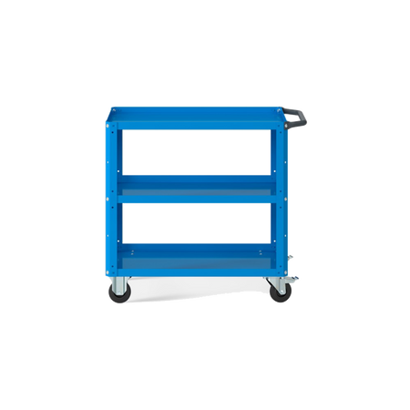 CLEVER09, Carrello a ripiani con ruote e piano aggiuntivo