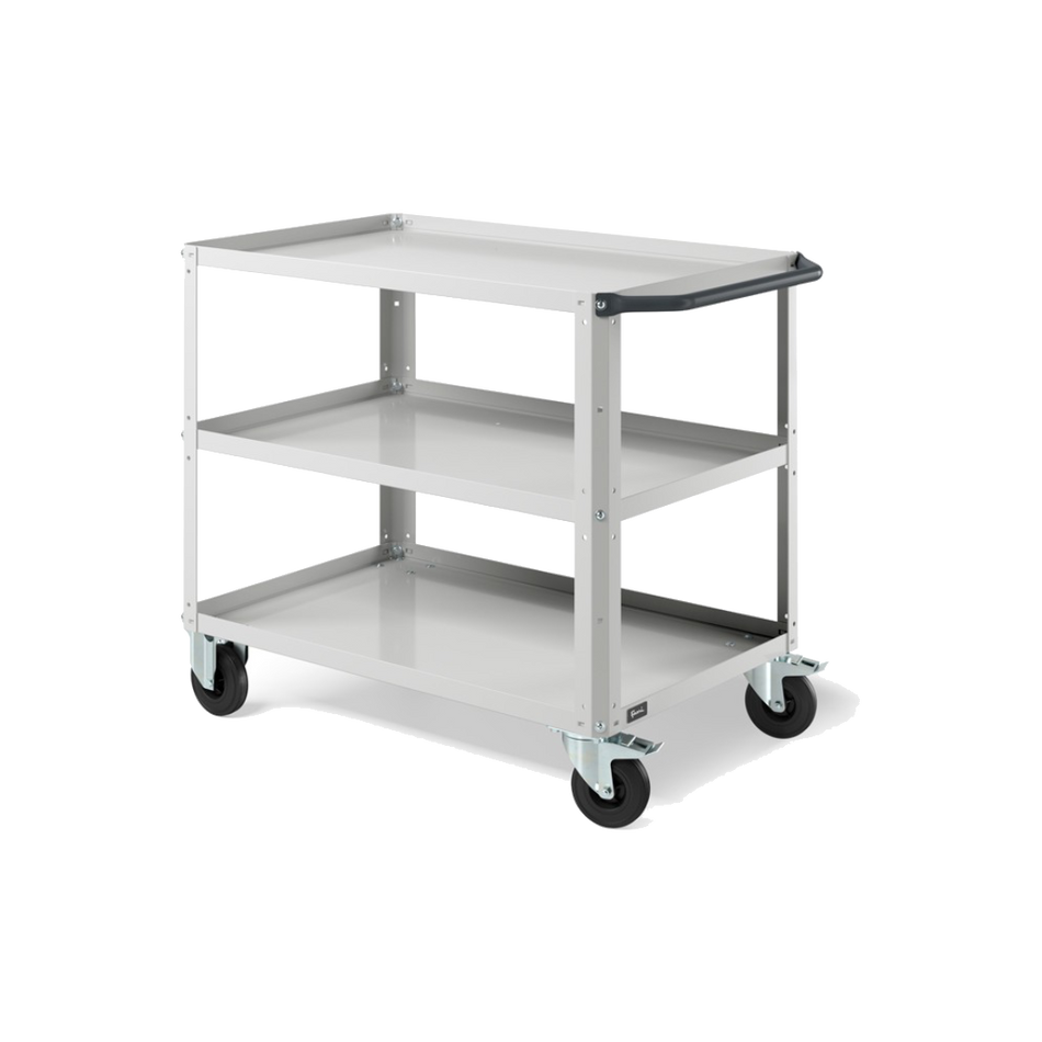 CLEVER10, Carrello a ripiani con ruote e piano aggiuntivo