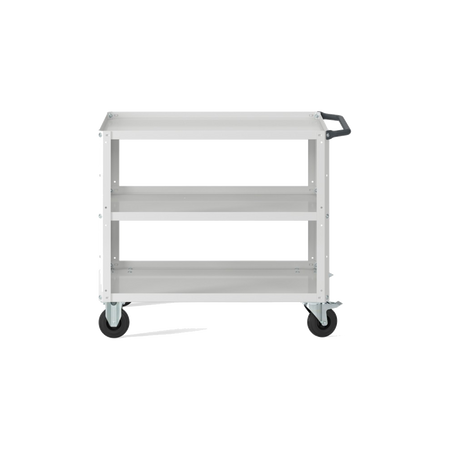 CLEVER10, Carrello a ripiani con ruote e piano aggiuntivo