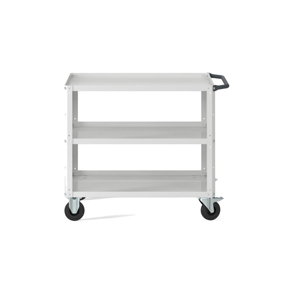 CLEVER10, Carrello a ripiani con ruote e piano aggiuntivo