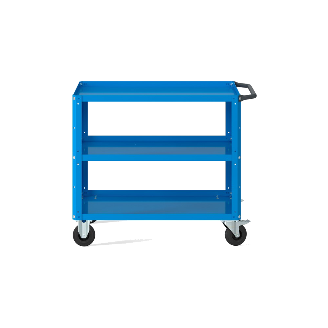 CLEVER10, Carrello a ripiani con ruote e piano aggiuntivo