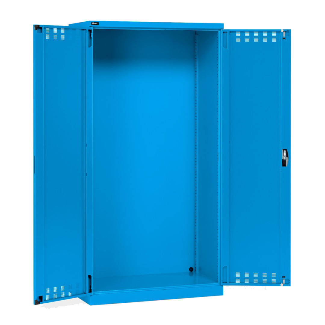 FAA1430C000, Armadio officina vuoto con ante battente fessurate, L1023 x P555 x H2000 mm
