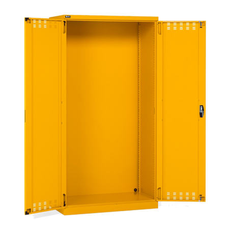 FAA1430C000, Armadio officina vuoto con ante battente fessurate, L1023 x P555 x H2000 mm