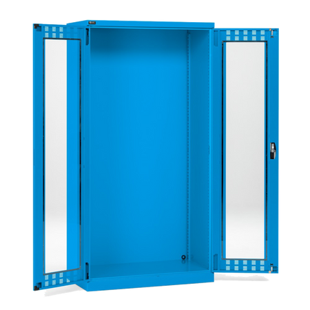 FAA1440C000, Armadio officina vuoto con ante battente in policarbonato, L1023 x P555 x H2000 mm