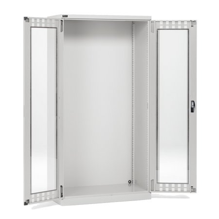 FAA1440C000, Armadio officina vuoto con ante battente in policarbonato, L1023 x P555 x H2000 mm
