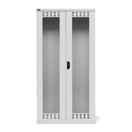 FAA1440C000, Armadio officina vuoto con ante battente in policarbonato, L1023 x P555 x H2000 mm