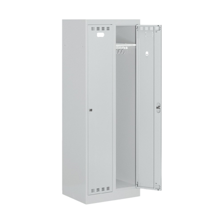 FAN1302C00108, Armadio spogliatoio in metallo a 2 scomparti