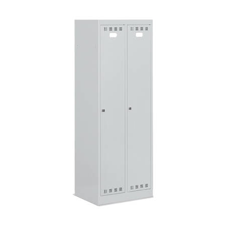 FAN1302C00108, Armadio spogliatoio in metallo a 2 scomparti