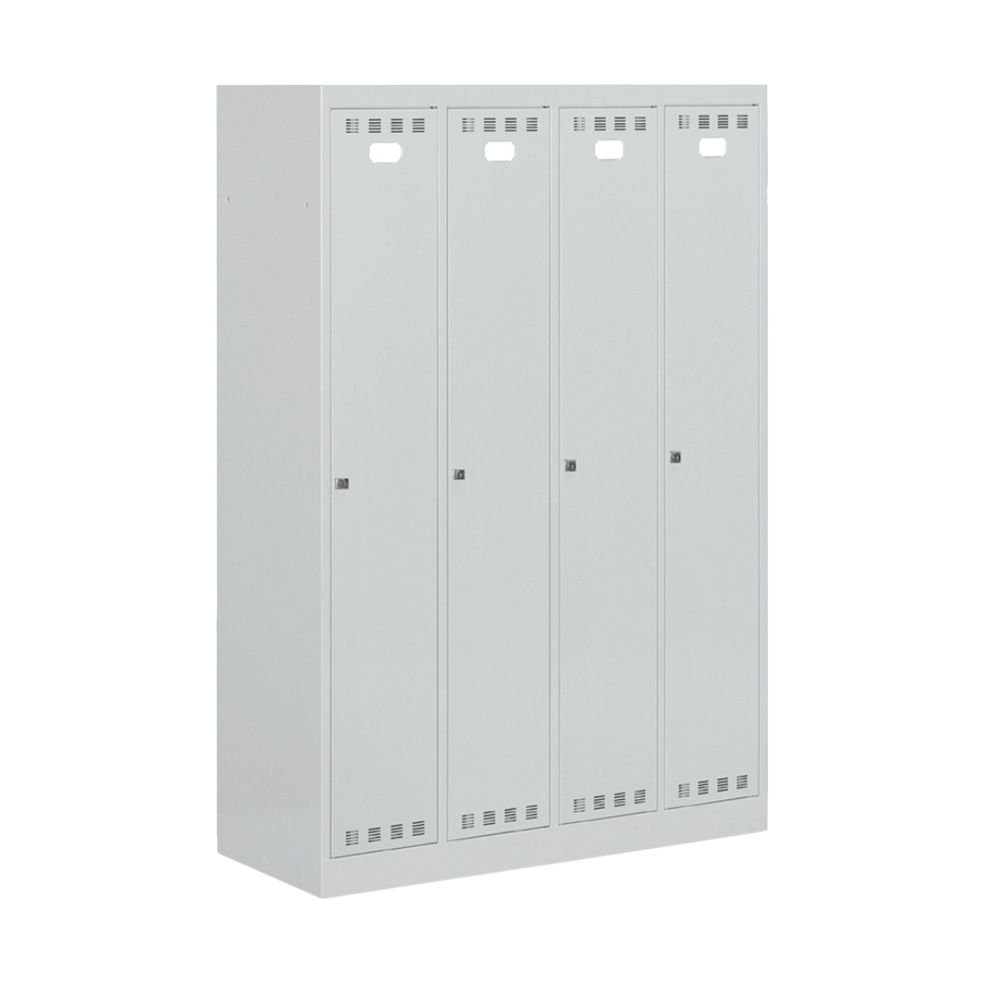 FAN1304C00108, Armadio spogliatoio in metallo a 4 scomparti