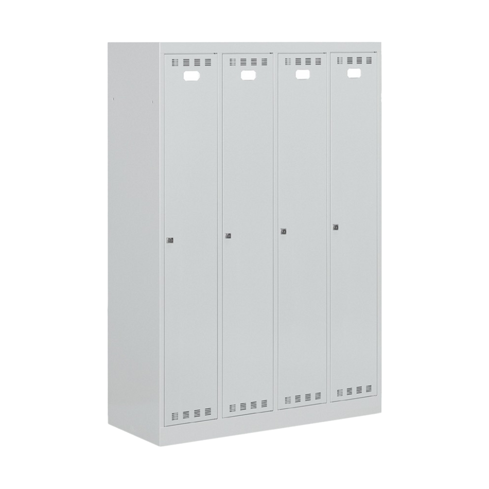 FAN1304C00108, Armadio spogliatoio in metallo a 4 scomparti