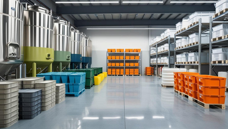 Zwischenlagerung und sichere Lagerung von Abfällen