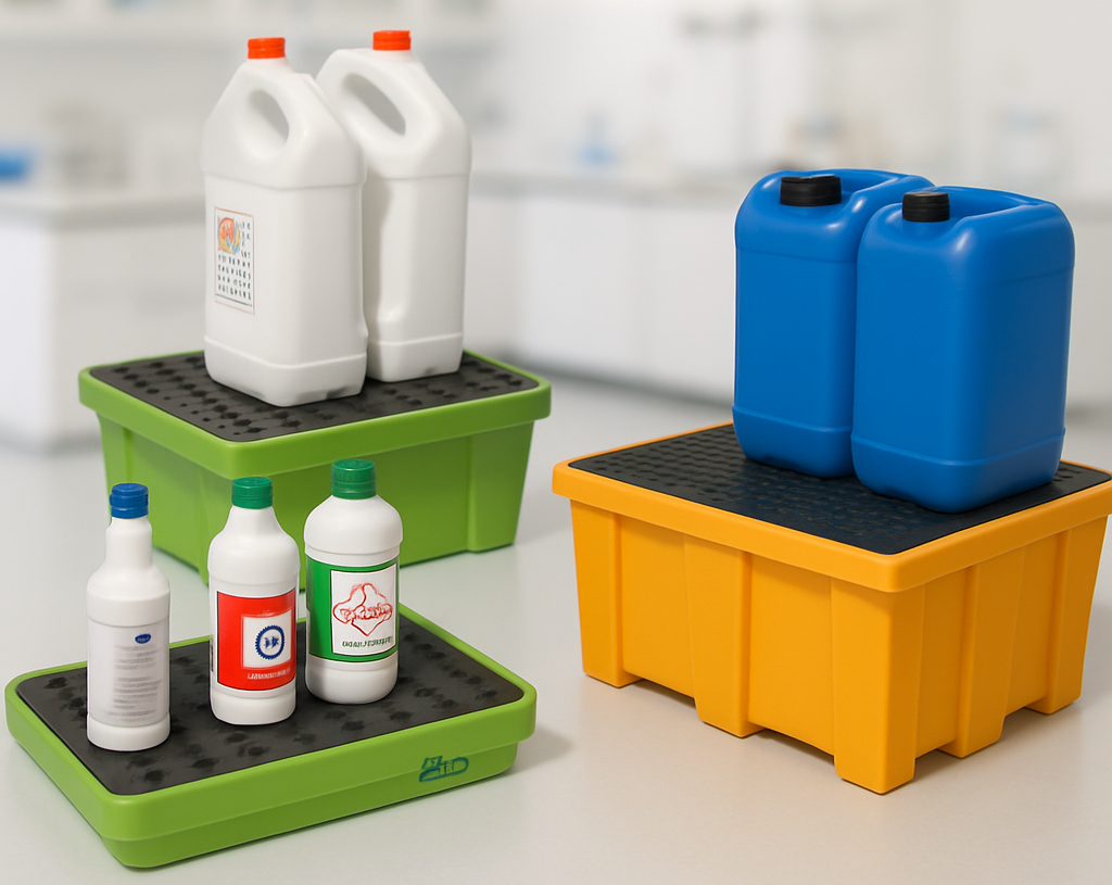 Vasche di raccolta liquidi compatte in HDPE: guida, utilità e come scegliere