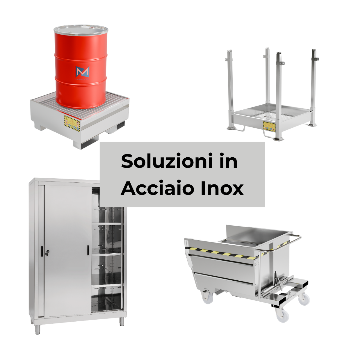 Mayermoover amplia la propria gamma di prodotti industriali con una nuova linea in acciaio inox