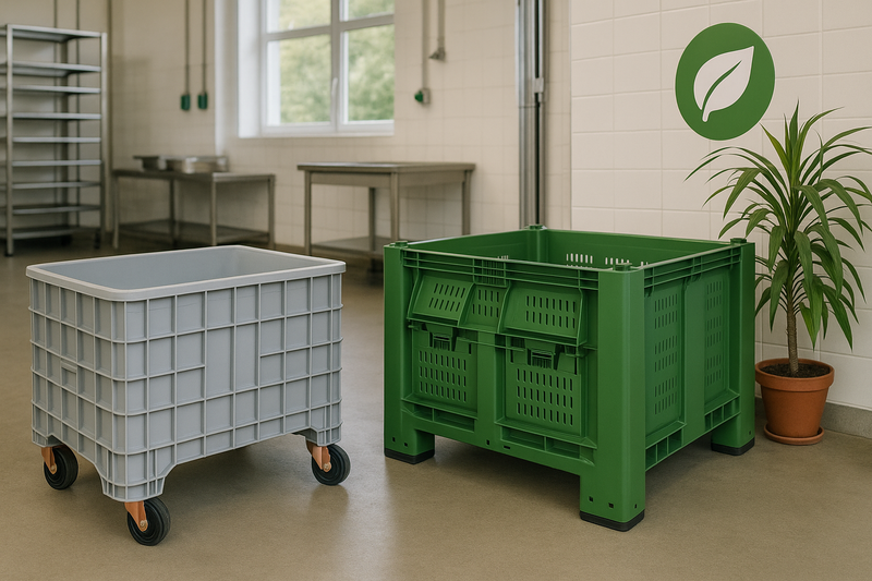 Contenitori in HDPE e PPE come alternativa al polistirolo per una filiera agroalimentare più sicura e sostenibile