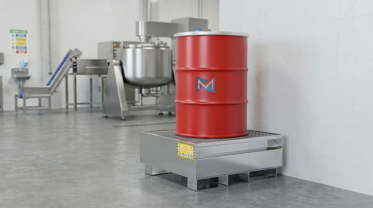 vasche di contenimento liquidi in inox