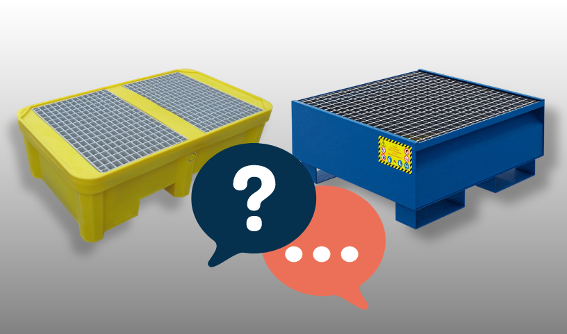 vasche di stoccaggio in ferro e plastica