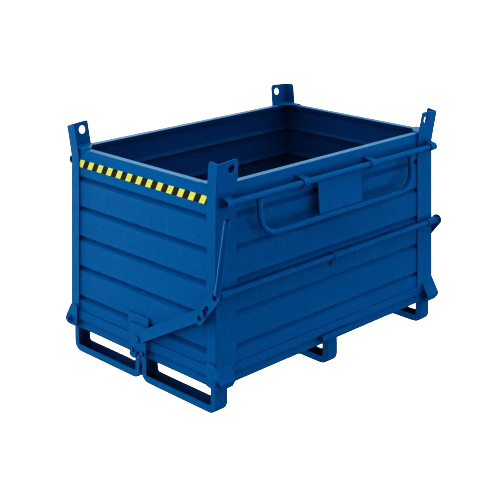 Contenitori a fondo apribile in ferro