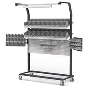 BINCART1507, Carrello Industriale Grigio Antracite 2998x850x2267mm