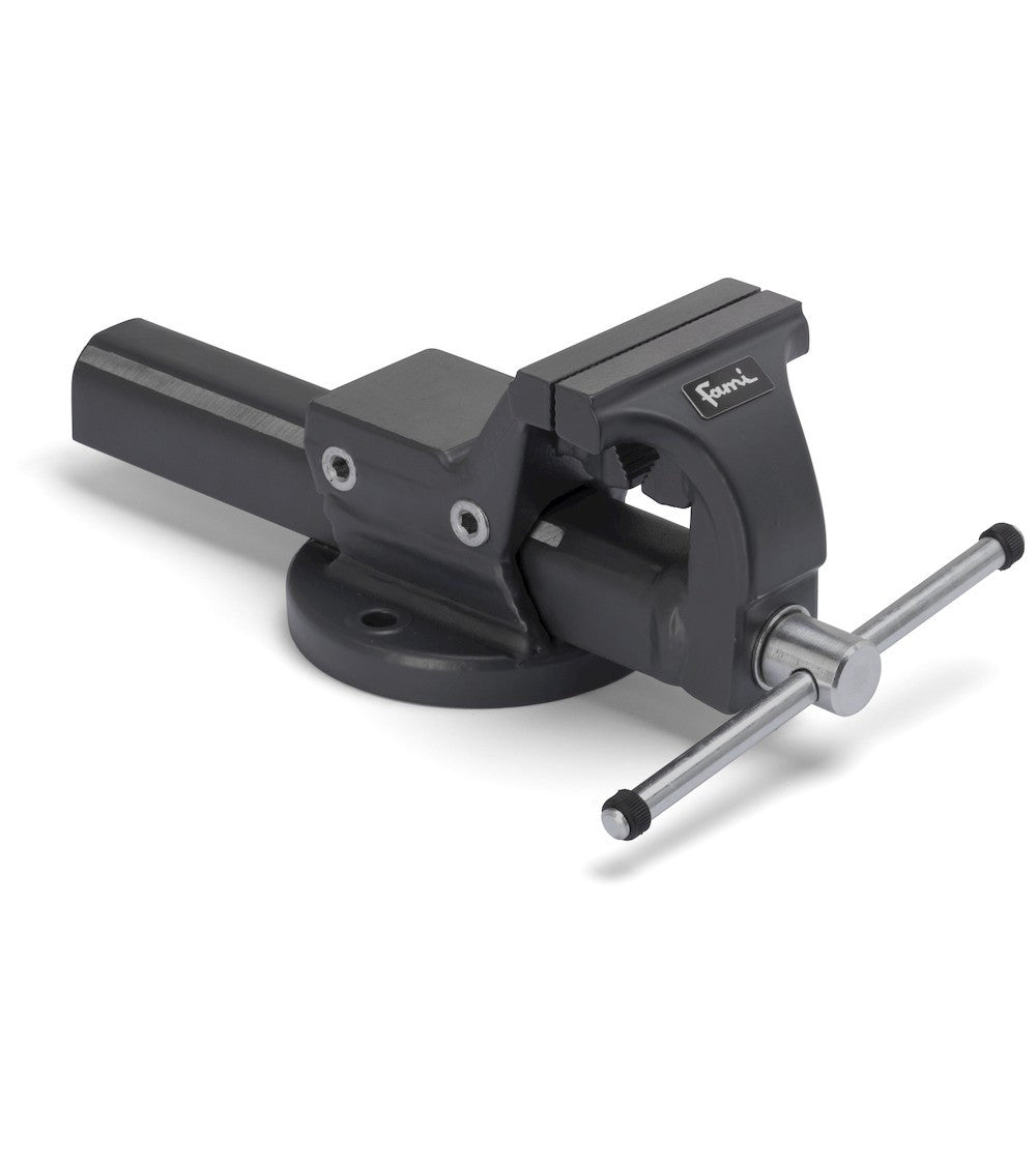 F22FABL11650039, Work Go Morsa da Banco Professionale Ganascia 120 mm Apertura 150 mm